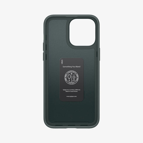 ACS04766 - iPhone 14 Pro Max Case Thin Fit in black showing the back